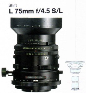 Mamiya L 75mm f/4.5 S/L
