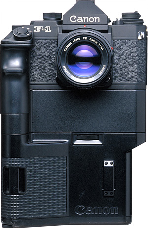 Canon New F-1 High Speed Motor Drive Camera