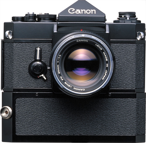 Canon F-1 High Speed Motor Drive Camera