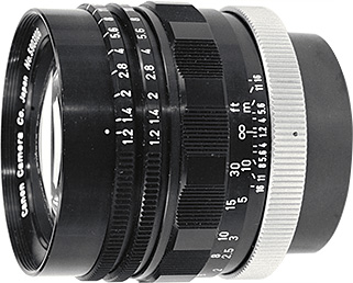 Canon Super-Canomatic Lens R 58mm 1:1.2